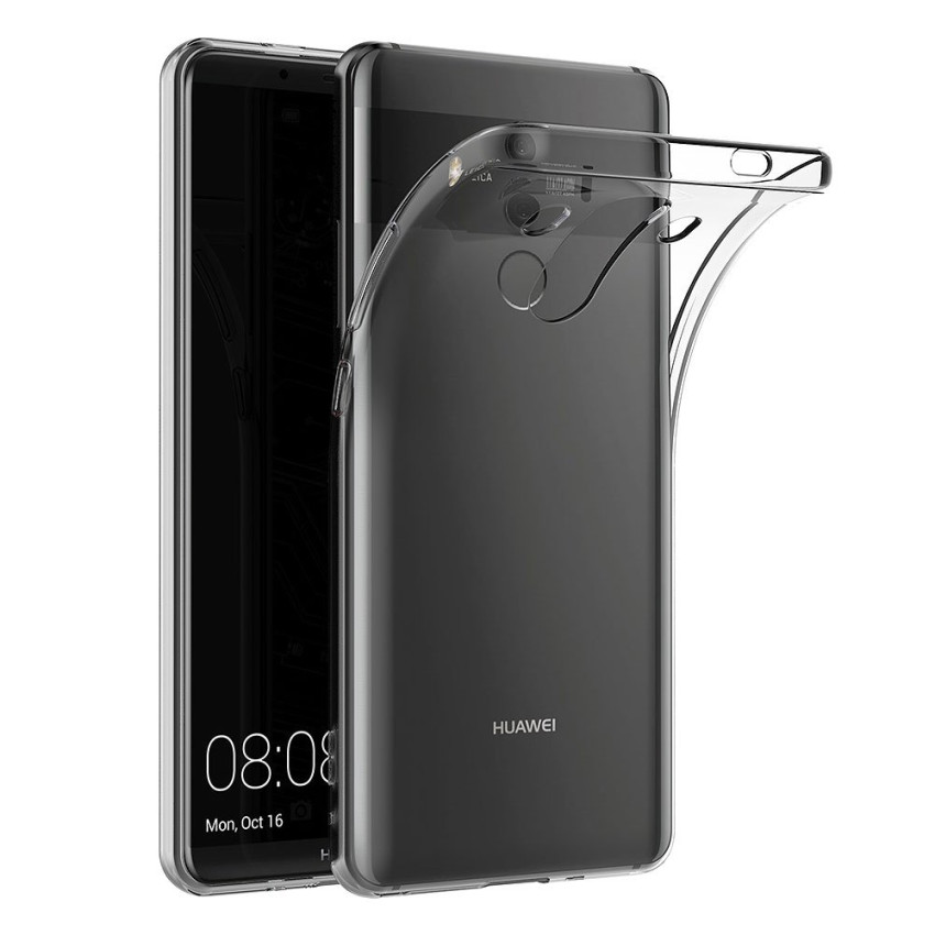 Θήκη Πλάτης Σιλικόνης Απλή για Huawei Mate 10 Pro - Χρώμα: Διάφανο