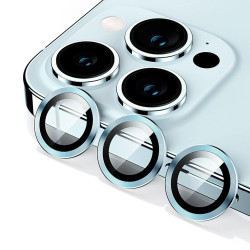 Camera Tempered Glass for iPhone 14 Pro Max - Color: Light Blue