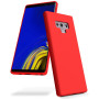 Θήκη Πλάτης Σιλικόνης Απλή για Samsung Galaxy Note 9 - Χρώμα: Κόκκινο