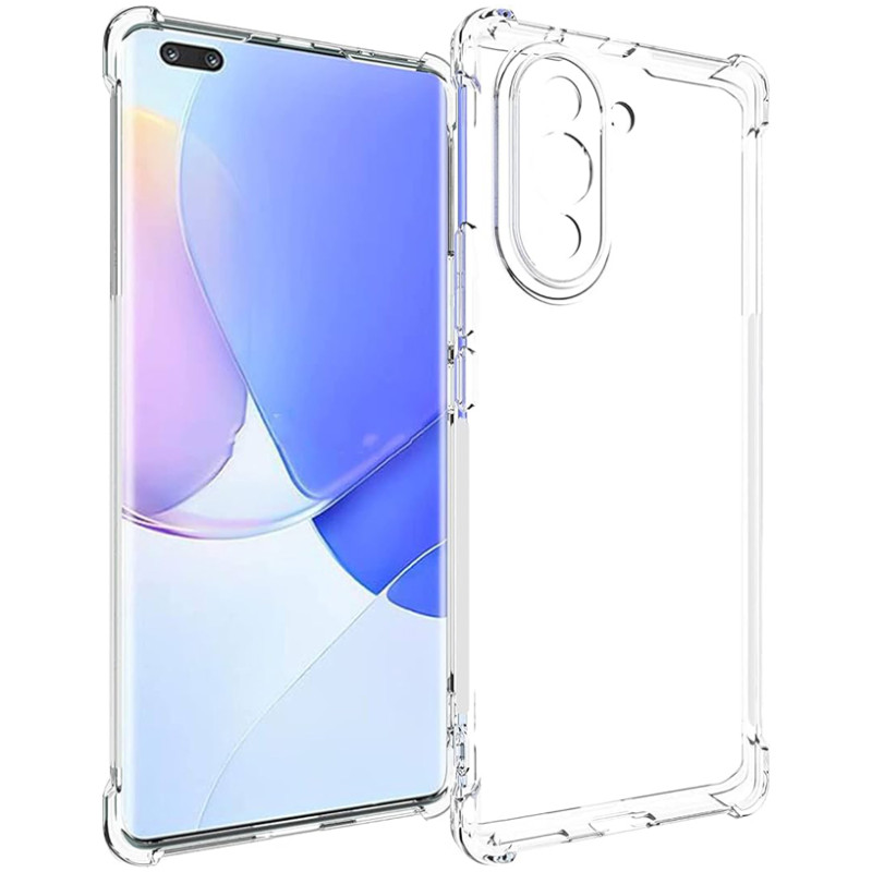 Θήκη Πλάτης Σιλικόνης Anti Shock για Huawei Nova 10 Pro 4G - Χρώμα: Διάφανο