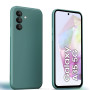 Θήκη Πλάτης Σιλικόνης Soft για Samsung Galaxy A35 - Χρώμα: Σκούρο Πράσινο