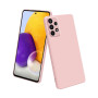 Θήκη Πλάτης Σιλικόνης Απλή για Samsung Galaxy A72 - Χρώμα: Ρόζ