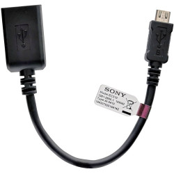 Sony EC310 Micro USB Male to Micro USB Female Converter - Color: Black