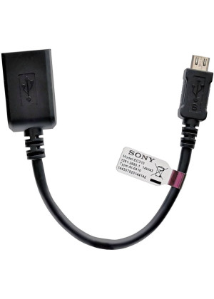 Sony EC310 Μετατροπέας Micro USB Male σε Micro USB Female - Χρώμα: Μαύρο