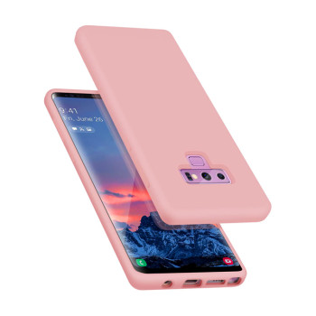 Θήκη Πλάτης Σιλικόνης Soft για Samsung Galaxy Note 9 - Χρώμα: Ροζ