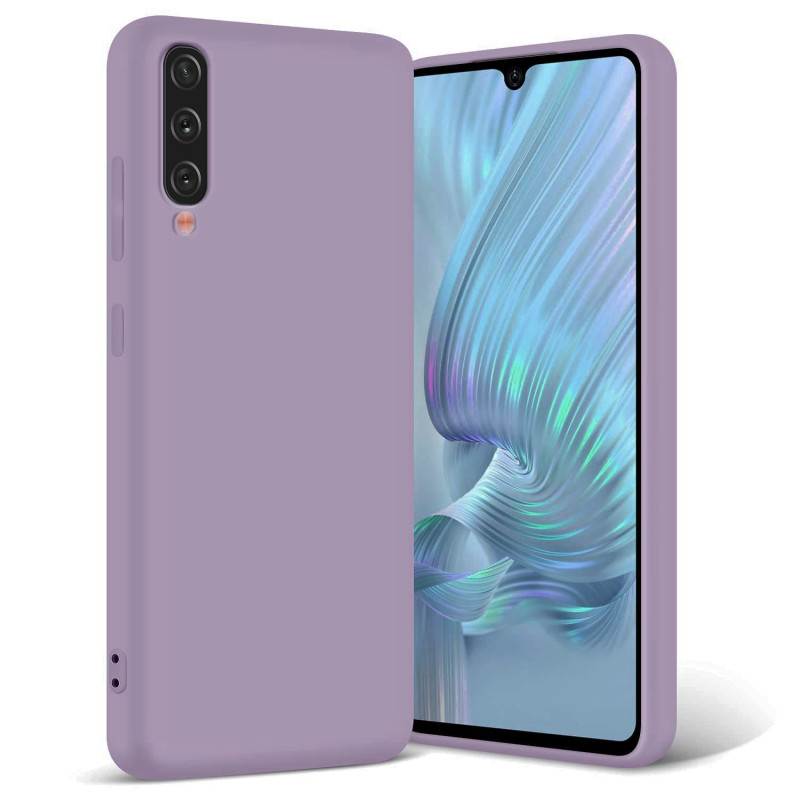 Θήκη Πλάτης Σιλικόνης Soft για Samsung Galaxy A50 - Χρώμα: Λιλά