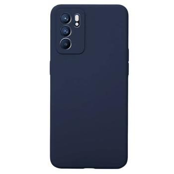 Θήκη Πλάτης Σιλικόνης Soft για Oppo Reno6 5G - Χρώμα: Σκούρο Μπλε