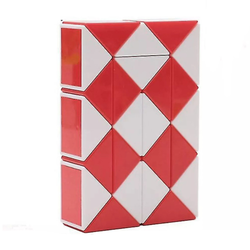 Magic Snake Cube Γρίφος από Πλαστικό για 3+ Ετών 354312313 - Χρώμα: Κόκκινο