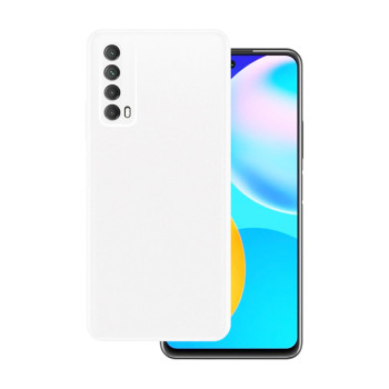 Θήκη Πλάτης Σιλικόνης Απλή για Huawei P Smart 2021 - Χρώμα: Λευκό