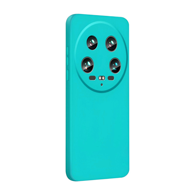 Θήκη Πλάτης Σιλικόνης Απλή για Xiaomi 14 Ultra - Χρώμα: Τιρκουάζ