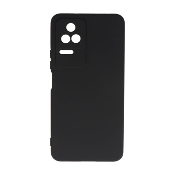 Θήκη Πλάτης Σιλικόνης Soft για Xiaomi Poco F4 - Χρώμα: Μαύρο