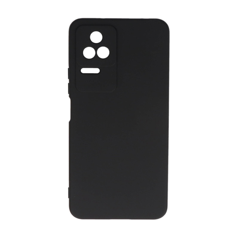 Θήκη Πλάτης Σιλικόνης Soft για Xiaomi Poco F4 - Χρώμα: Μαύρο