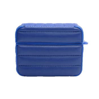 Θήκη Puffer Jacket με Λουράκι για Apple AirPods 3 - Χρώμα: Μπλέ