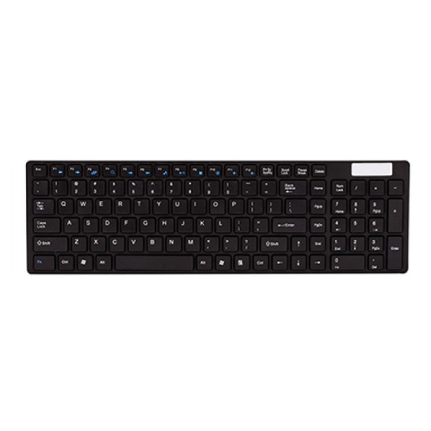 Ασύρματο Πληκτρολόγιο / Wireless Ultra Slim Multimedia Keyboard K900 - Χρώμα: Μαύρο