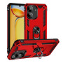 Σκληρή Θήκη Πλάτης Armor με Βάση Στήριξης για Xiaomi Redmi 13C / Poco C65 - Χρώμα: Κόκκινο