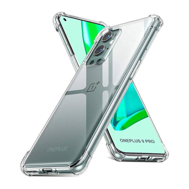 Θήκη Πλάτης Σιλικόνης AntiShock για OnePlus 9 Pro -  Χρώμα: Διάφανο