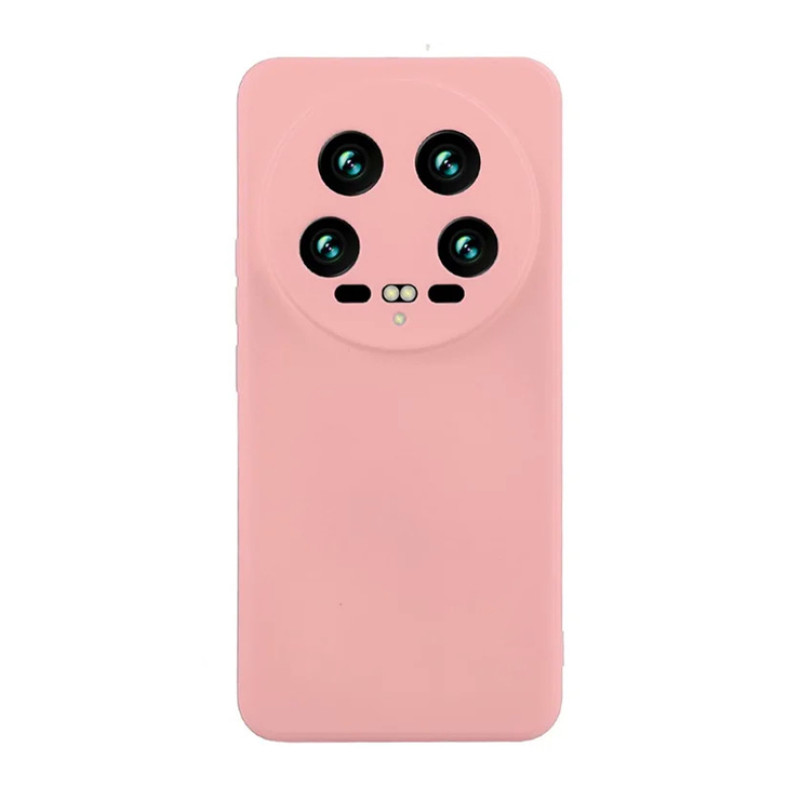 Θήκη Πλάτης Σιλικόνης Soft για Xiaomi 14 Ultra - Χρώμα: Ροζ