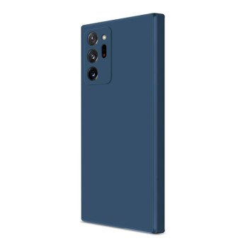 Θήκη Πλάτης Σιλικόνης Soft για Samsung Galaxy Note 20 - Χρώμα: Σκούρο Μπλέ