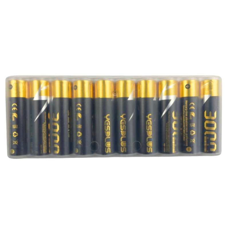 YESPLUS YS-933 Αλκαλική Μπαταρία LR6 1.5V AA 3000mAh 10 Τεμάχια