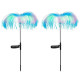 Set of 2x Garden Solar Light Fiber Optic Lights Jellyfish Colour Changing B03WFSAXMN