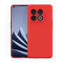 Θήκη Πλάτης Σιλικόνης Soft για Oneplus 10 Pro - Χρώμα: Κόκκινο