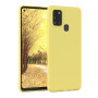 Θήκη Πλάτης Σιλικόνης Soft για Samsung Galaxy A21S - Χρώμα: Κίτρινο