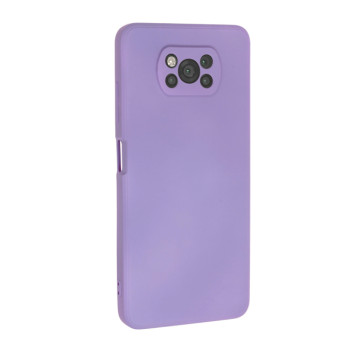 Θήκη Πλάτης Σιλικόνης Soft HQ για Xiaomi Poco X3 Pro Χρώμα: Λιλά