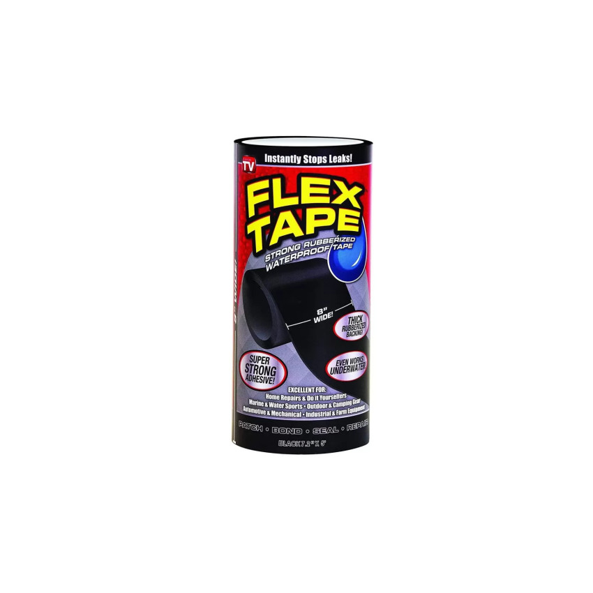 Αδιάβροχη Μονωτική Ταινία - Flex Tape Large 12''x10' - Χρώμα: Μαύρο