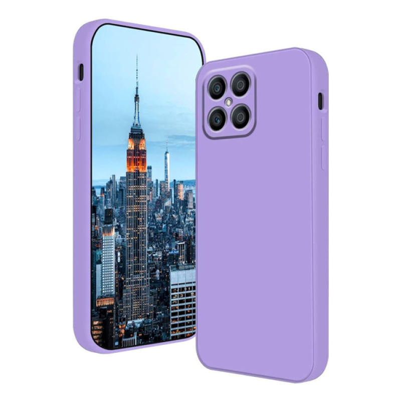 Θήκη Πλάτης Σιλικόνης Soft για Honor X8 - Χρώμα: Λιλά