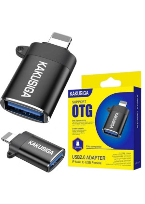 KAKUSIGA KSC-773 Αντάπτορας OTG Lightning σε USB - Χρώμα: Μαύρο