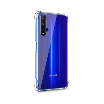 Θήκη Πλάτης Σιλικόνης Antishock για Huawei Honor 20/Nova 5T - Χρώμα: Διάφανο
