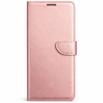 Θήκη Βιβλίο με Κλίπ για Xiaomi 15T - Χρώμα: Ροζ Χρυσό