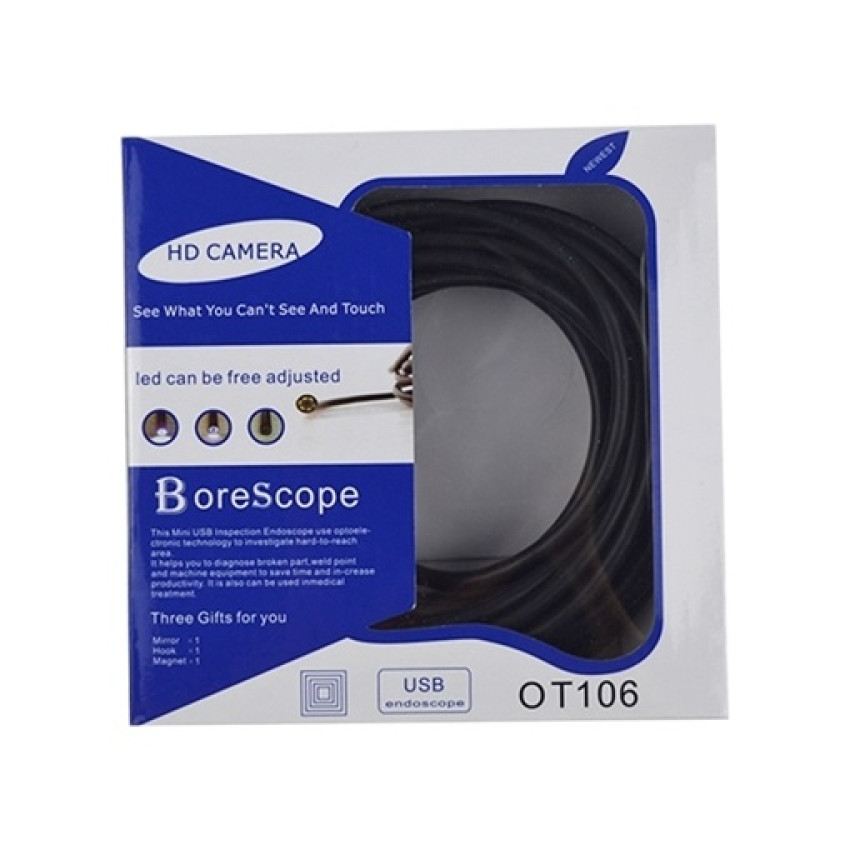 OEM OT106 Android Endoscope Waterproof Borescope MicroUSB Inspection VideoCamera 10M