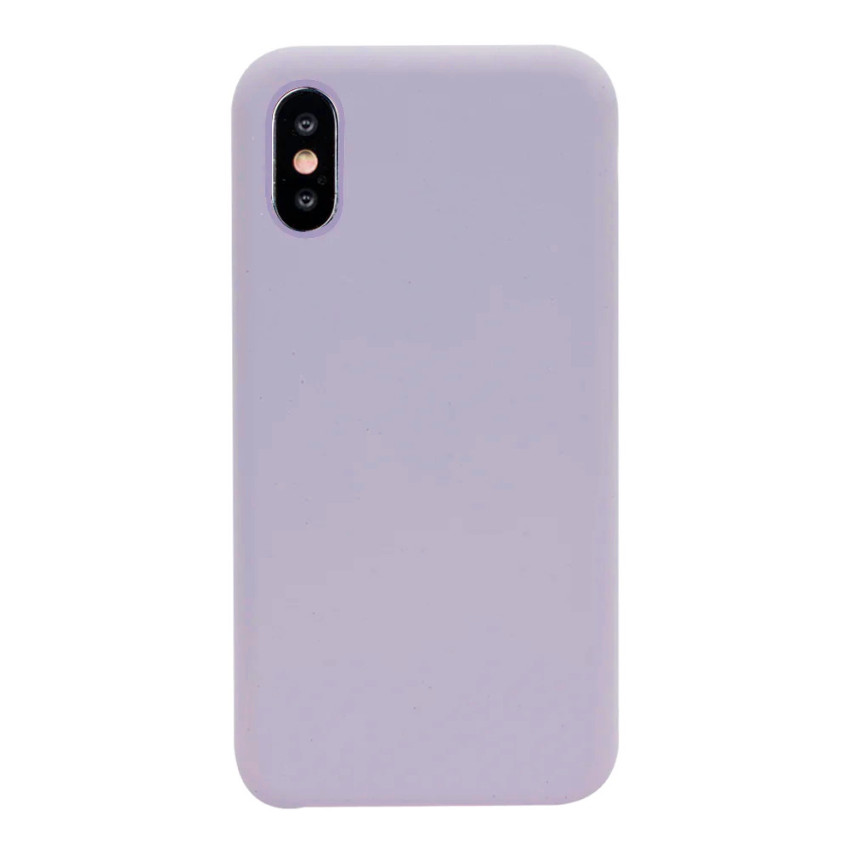 Θήκη Πλάτης Σιλικόνης Soft HQ για Apple iPhone X/XS Χρώμα: Λιλά