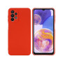 Θήκη Πλάτης Σιλικόνης Απλή για Galaxy A23 - Χρώμα: Κόκκινο