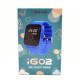 Forever IGO2 JW-150 Παιδικό Smartwatch με GPS & Καουτσούκ / Πλαστικό Λουράκι - Χρώμα: Μπλε