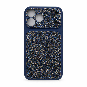 Σκληρή Θήκη Πλάτης Flash Glitter για Apple iPhone 17 Pro Max - Χρώμα: Σκούρο Μπλε