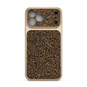 Σκληρή Θήκη Πλάτης Flash Glitter για Apple iPhone 17 Pro Max - Χρώμα: Χρυσό