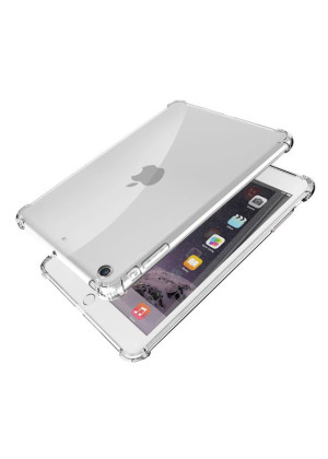 Anti Shock Back Cover Silicone Case for Ipad 5/6/7/8/9/Air 2017 9.7'' - Color: Clear