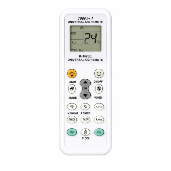 HOME K-1028E Universal Τηλεχειριστήριο για Κλιματιστικό A/C - Χρώμα: Λευκό
