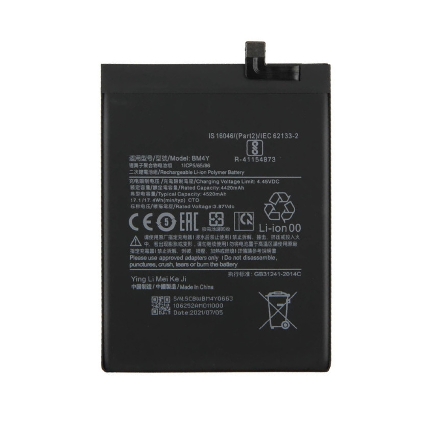 Συμβατή Μπαταρία με BM4Y Ori Chip για Xiaomi Poco F3 / K40 Pro 4520mAh Bulk