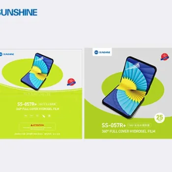 SUNSHINE SS-057R+ μεμβράνη υδρογέλης 360° με επαναφορά πίεσης για αναδιπλούμενα κινητά έως 8" - 25 τεμ./κουτί