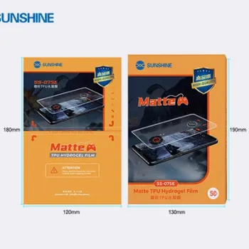 SUNSHINE SS-075E ματ μεμβράνη υδρογέλης για κινητά έως 7" - 50 τεμ./κουτί SUNSHINE SS-075E ματ μεμβράνη υδρογέλης για κινητά έως 7" - 50 τεμ./κουτί