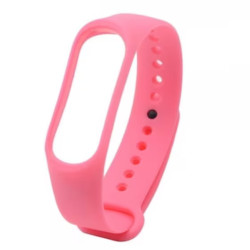 Silicon Strap for Xiaomi (Mi Band 3/Mi Smart Band 4) - Color: Pink