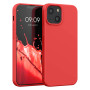 Θήκη Πλάτης Σιλικόνης Απλή για Apple iPhone 13 Mini - Χρώμα: Κόκκινο