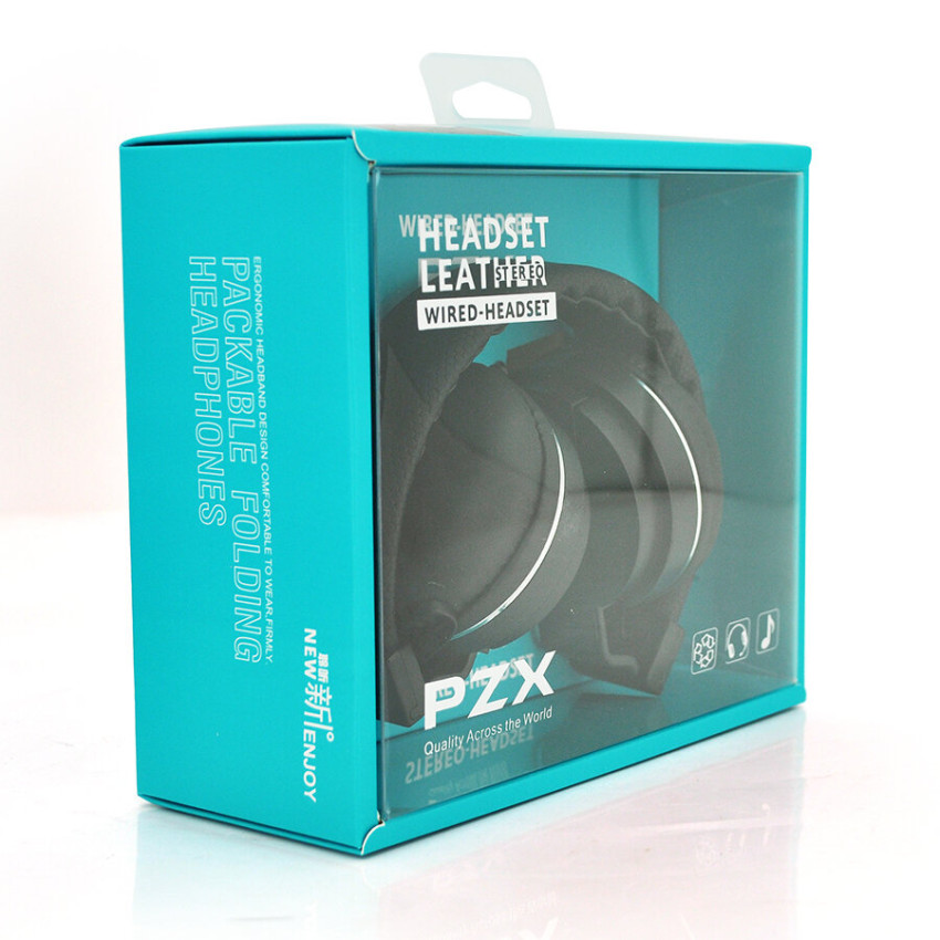 PZX R2 Headphones Stereo Headset Ακουστικά με Καλώδιο - Χρώμα: Μαύρο