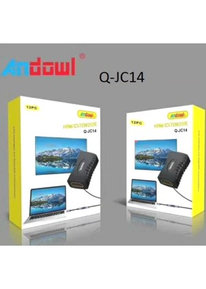 Andowl Q-JC14 Μετατροπέας HDMI Female σε HDMI Female 1 Τεμάχιο Bulk - Χρώμα: Μαύρο