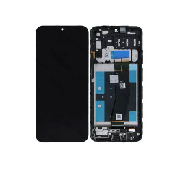 Complete LCD Incell Assembly  With Frame for Samsung Galaxy A14 4G A145F/A145P - Color: Black