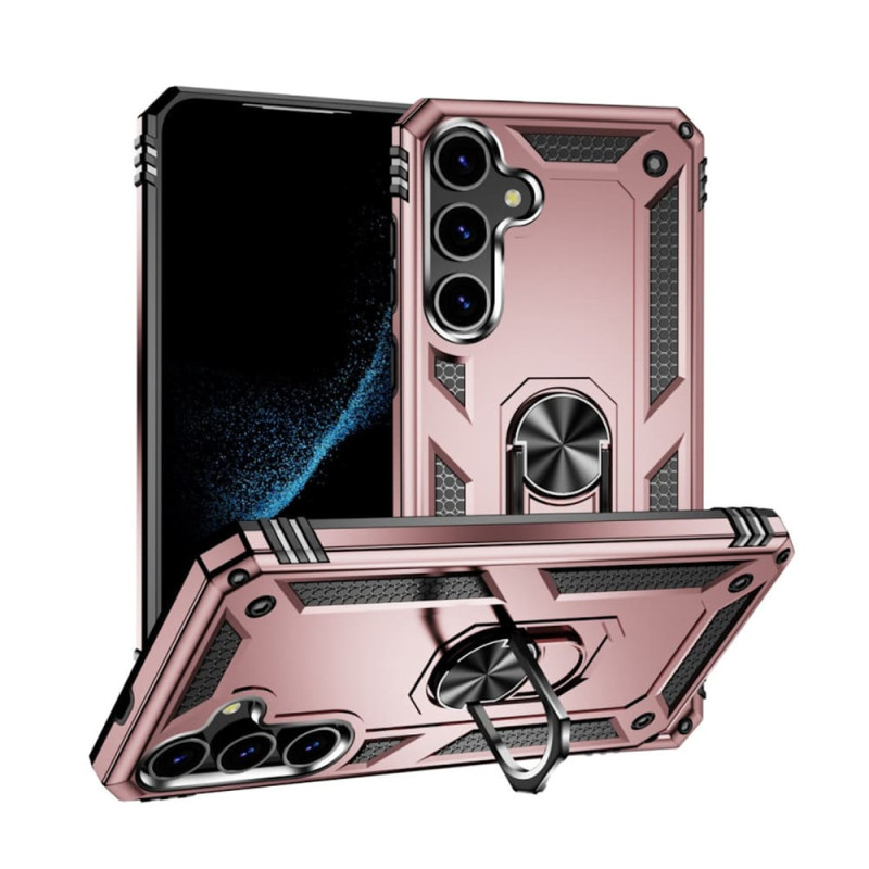 Σκληρή Θήκη Πλάτης Armor με Βάση Στήριξης για Samsung Galaxy A04S - Χρώμα: Ρόζ Χρυσό