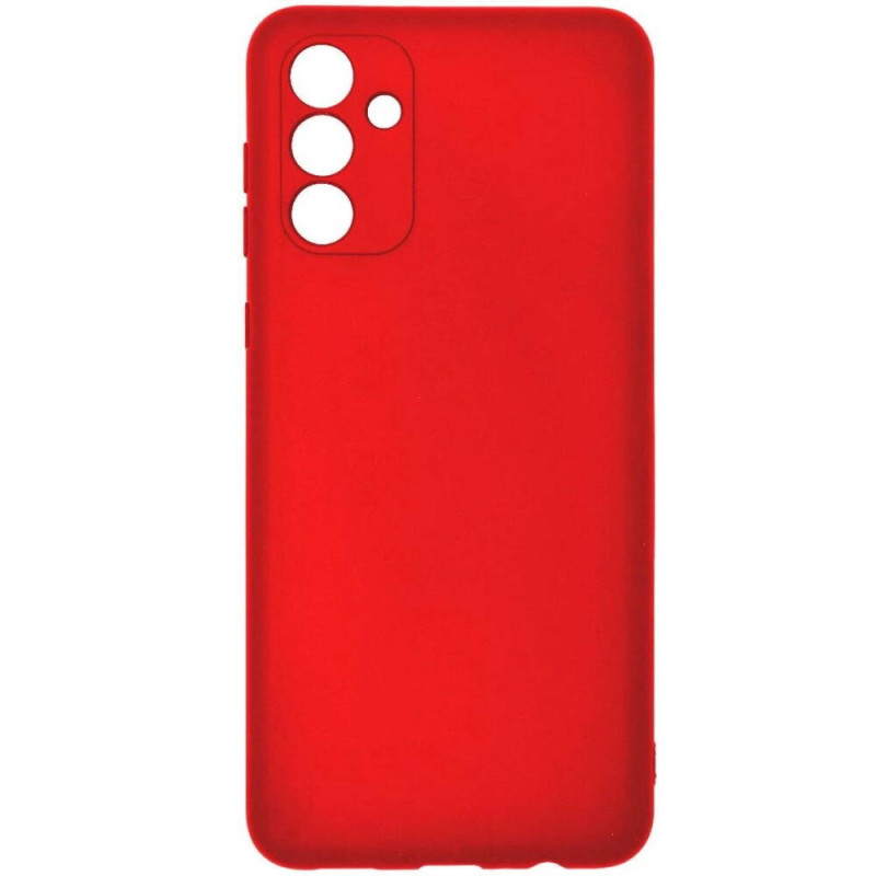 Θήκη Πλάτης Σιλικόνης Soft για Samsung Galaxy A34  - Χρώμα: Κόκκινο
